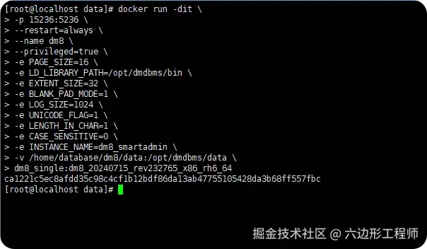docker安装达梦DM8